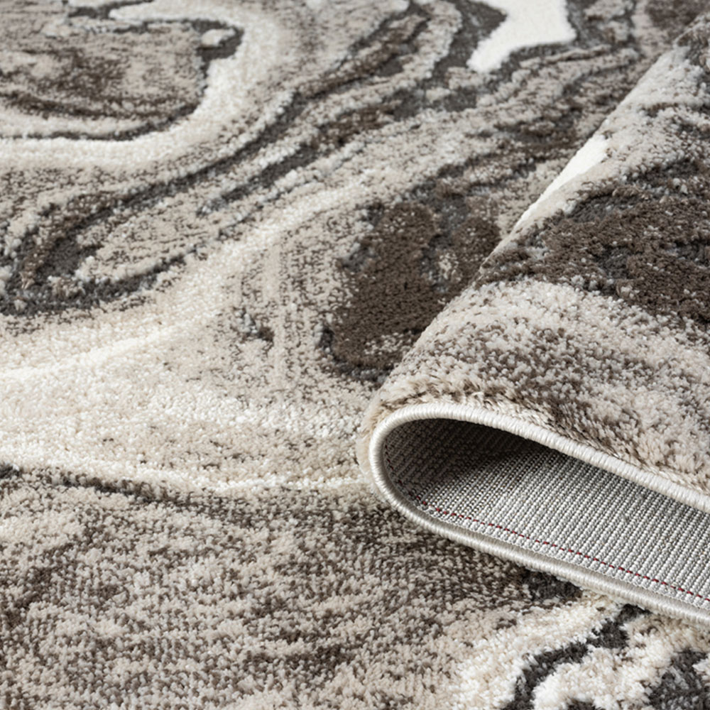 Desire Rugs Eleanor Mocha Marble Embossed Rug 80 x 150cm Image 3