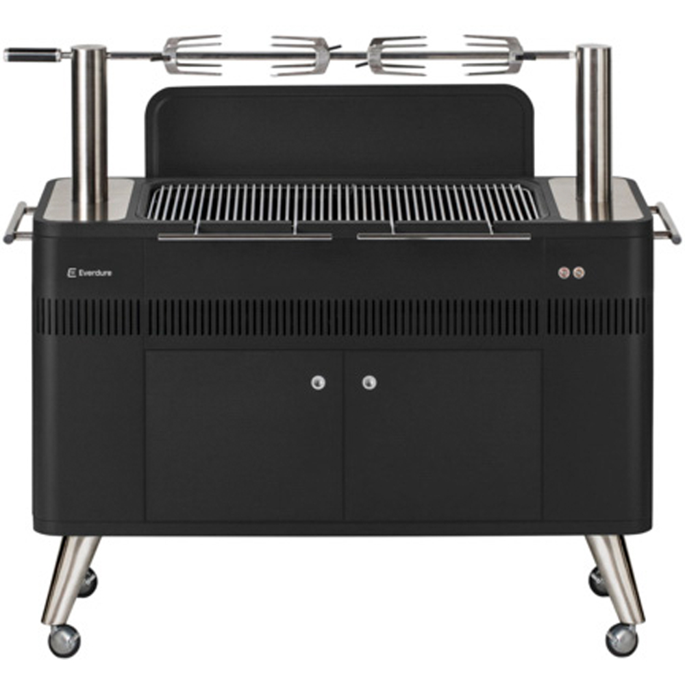 Everdure HUB II Black Electric Ignition Charcoal Grill Image 2