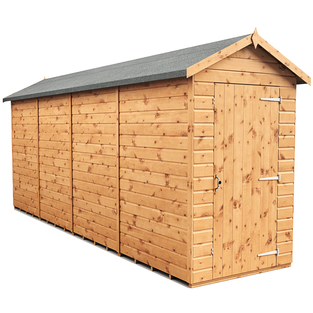 Empire Sheds 4 x 16ft Tongue and Groove Wooden Apex Garden Shed Image 1