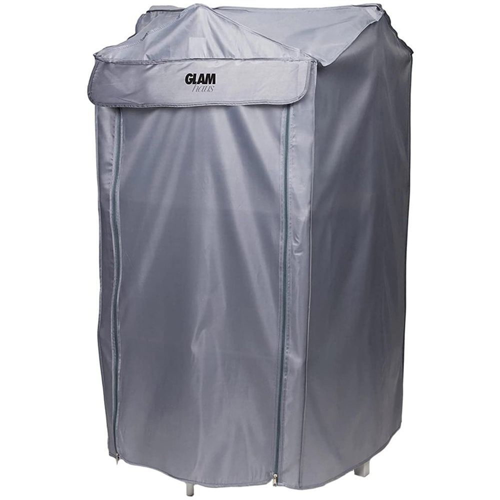 GlamHaus 3 Tier Heated Clothes Airer and Cover Image 3