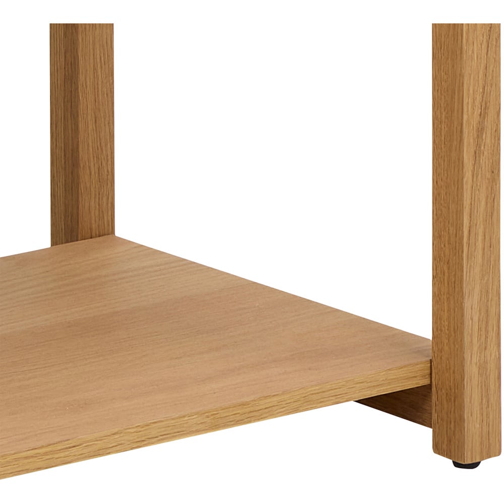 Florence Ludza 3 Shelf Oak Rectangular Bookcase Image 7