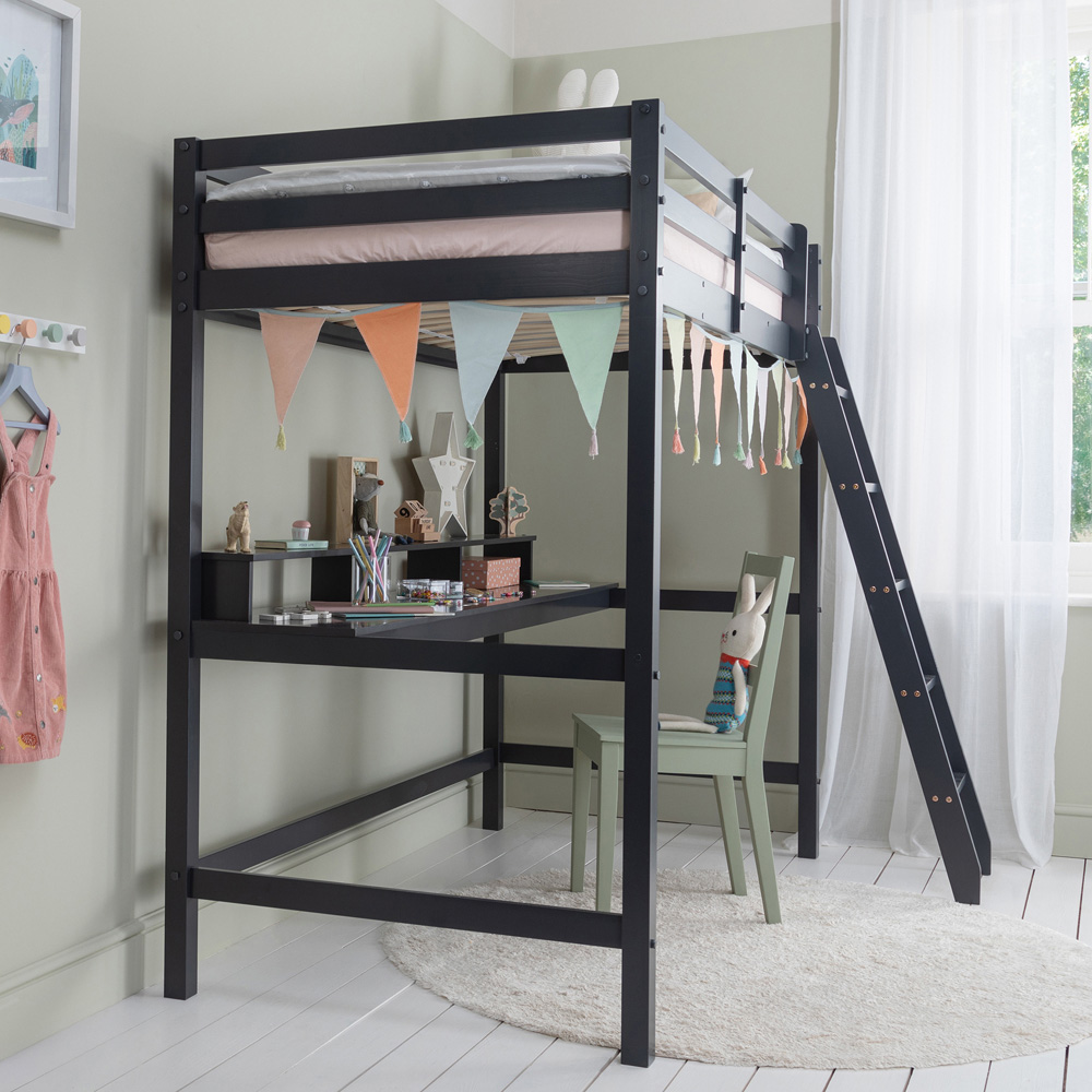 Noa and Nani Thea Anthracite Desk for High Sleeper Cabin Bed Image 4