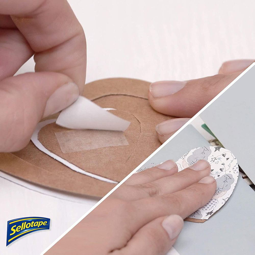 Sellotape Double Sided Easy Peel Tape 8 Pack Image 5