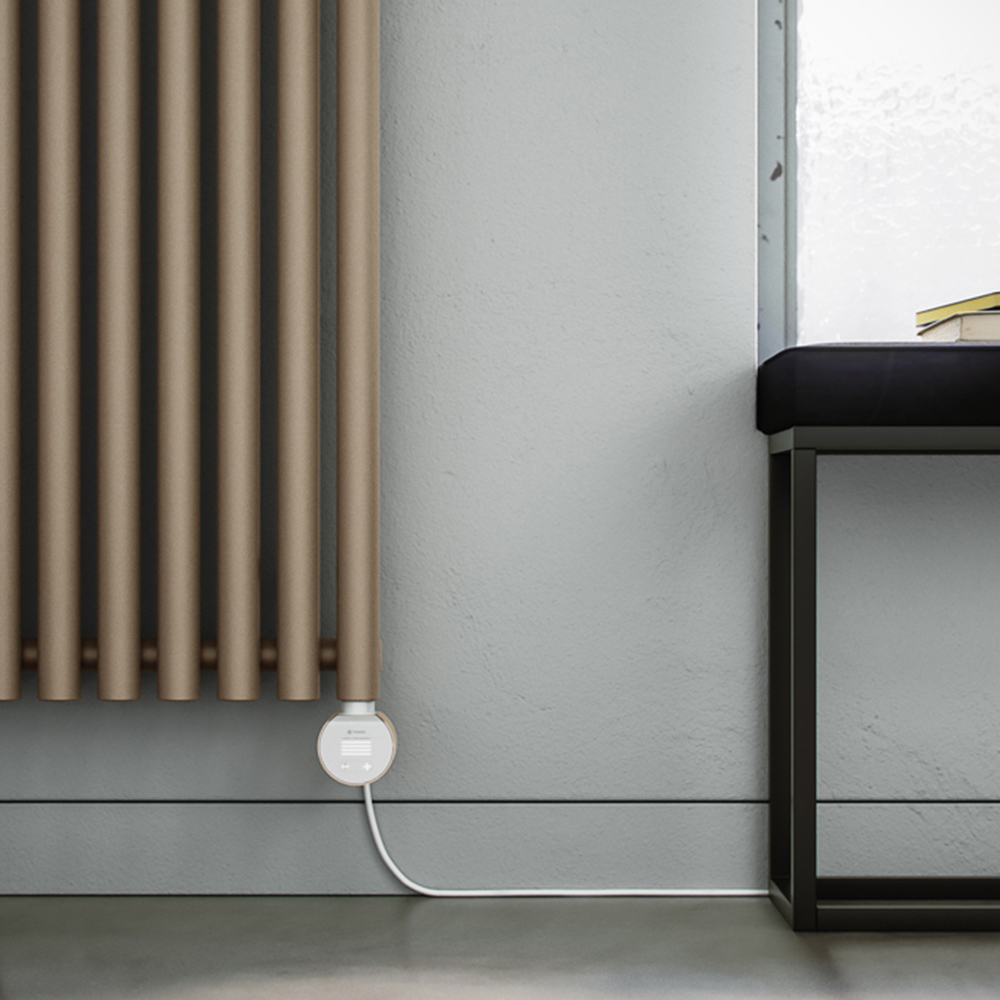 Terma Rolo-Room E Wi-Fi Quartz Mocha Electric Radiator 2000W 2000 x 755mm Image 7