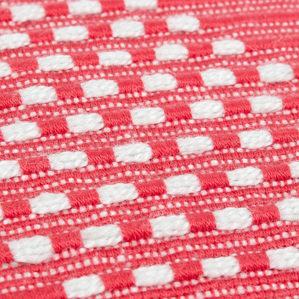 furn. Kadie Pink Woven Cushion 45 x 45cm Image 5