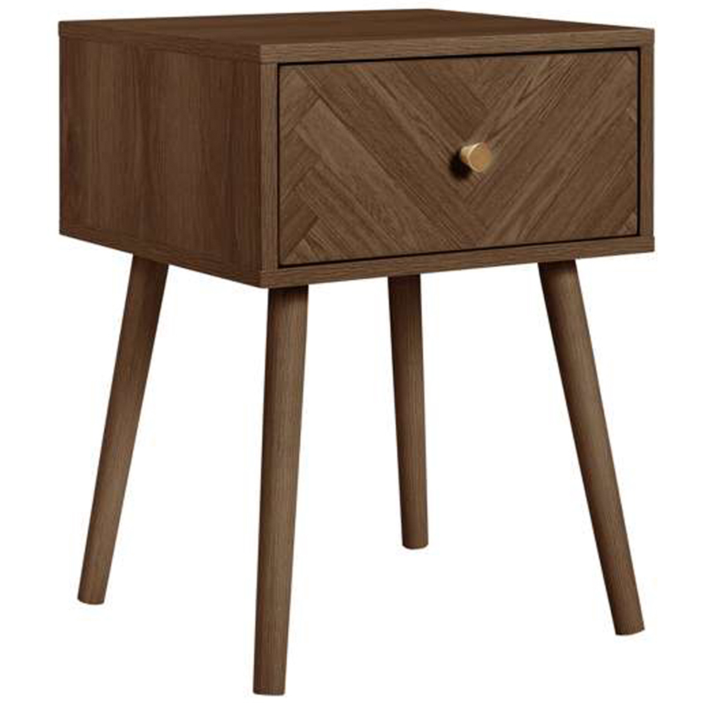 Herringford 1 Drawer Bedside Image 2