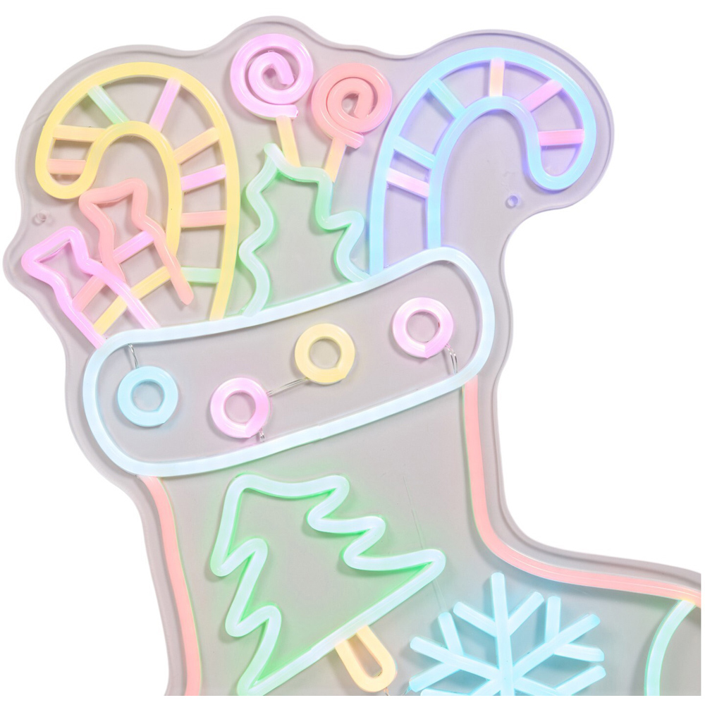 Christmas Stocking LED Neon Sign Image 4