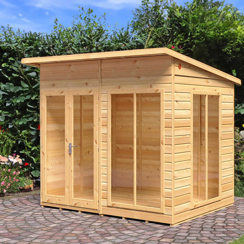 Shire Lela 8 x 6ft Double Door Summerhouse Image 2