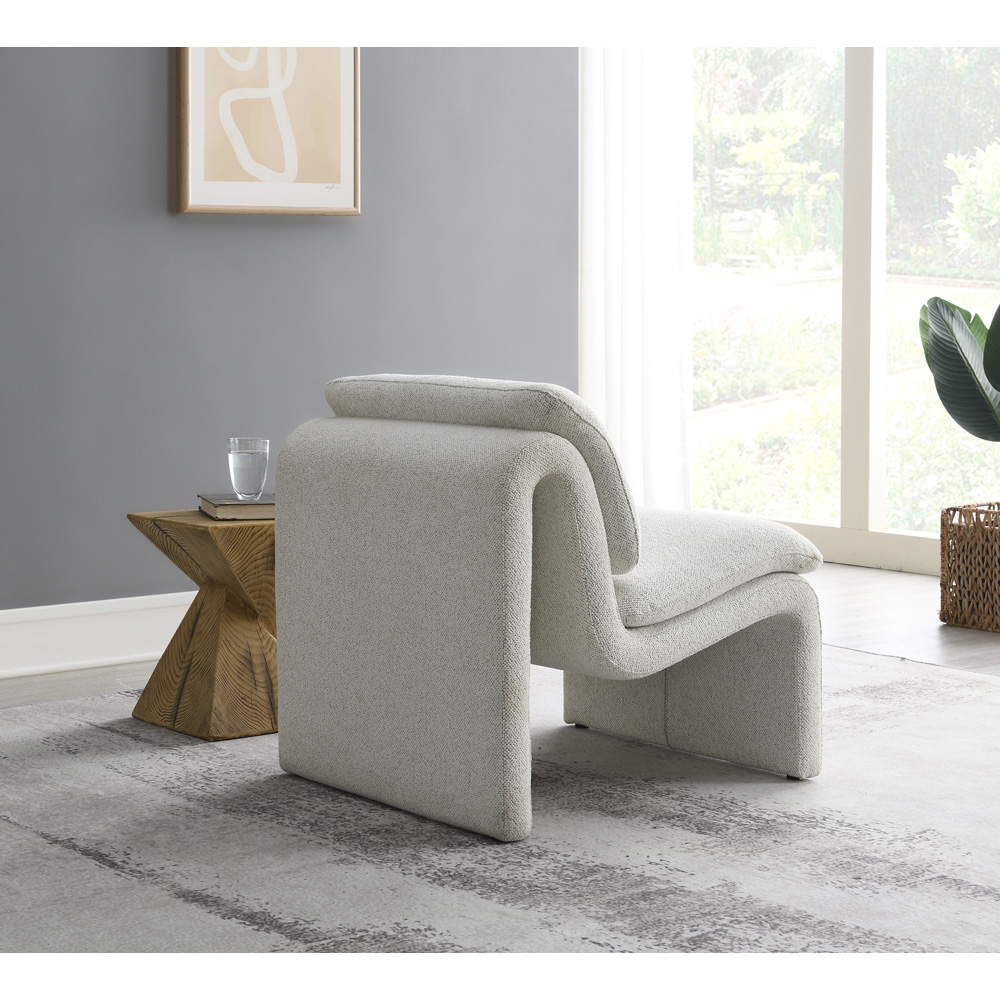 Soho Cream Boucle Accent Chair Image 4