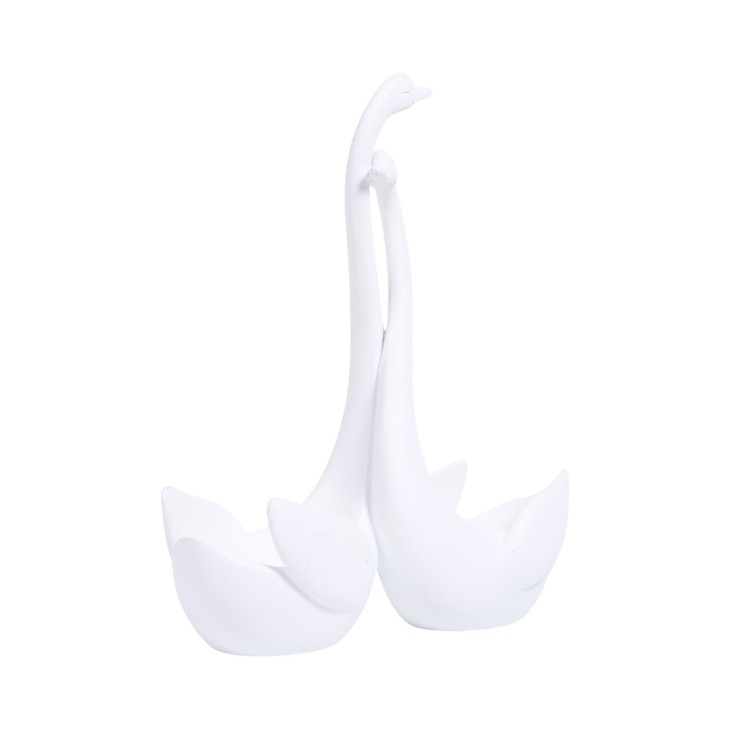 Swan Candle Holder White Image 2