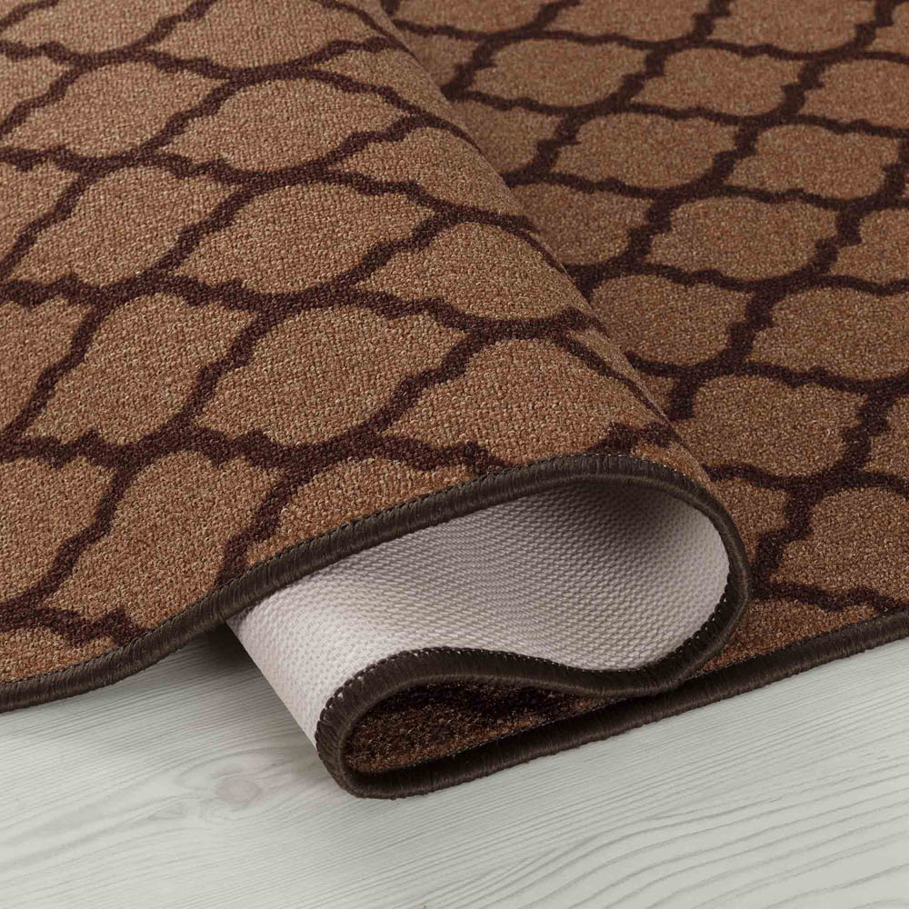 Desire Rugs Havana Beige Trellis Anti Slip Door Mat 220 x 160cm Image 3
