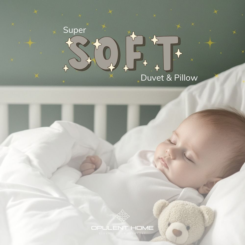 Opulent Home Anti-Allergy Microfibre Cot Bed Duvet Set 7.5 Tog Image 4