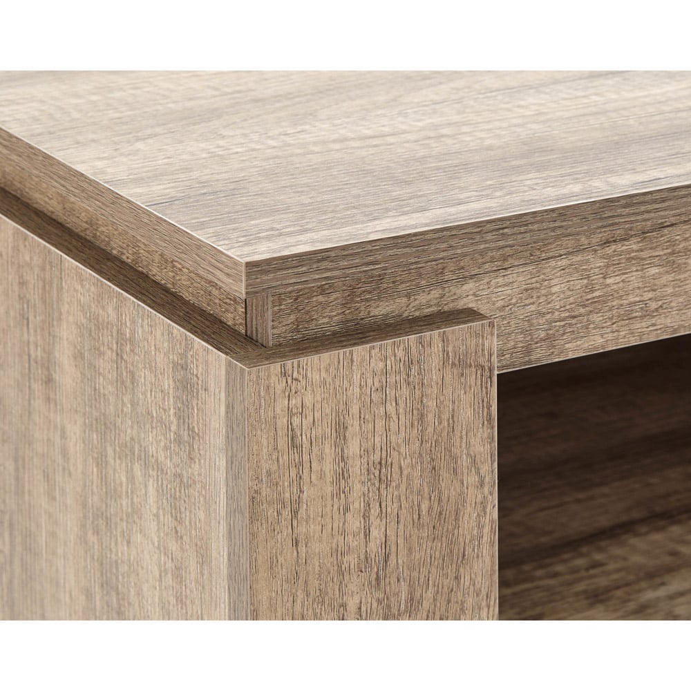 GFW Canyon Single Door 2 Shelf Grey Oak Compact TV Unit Image 7