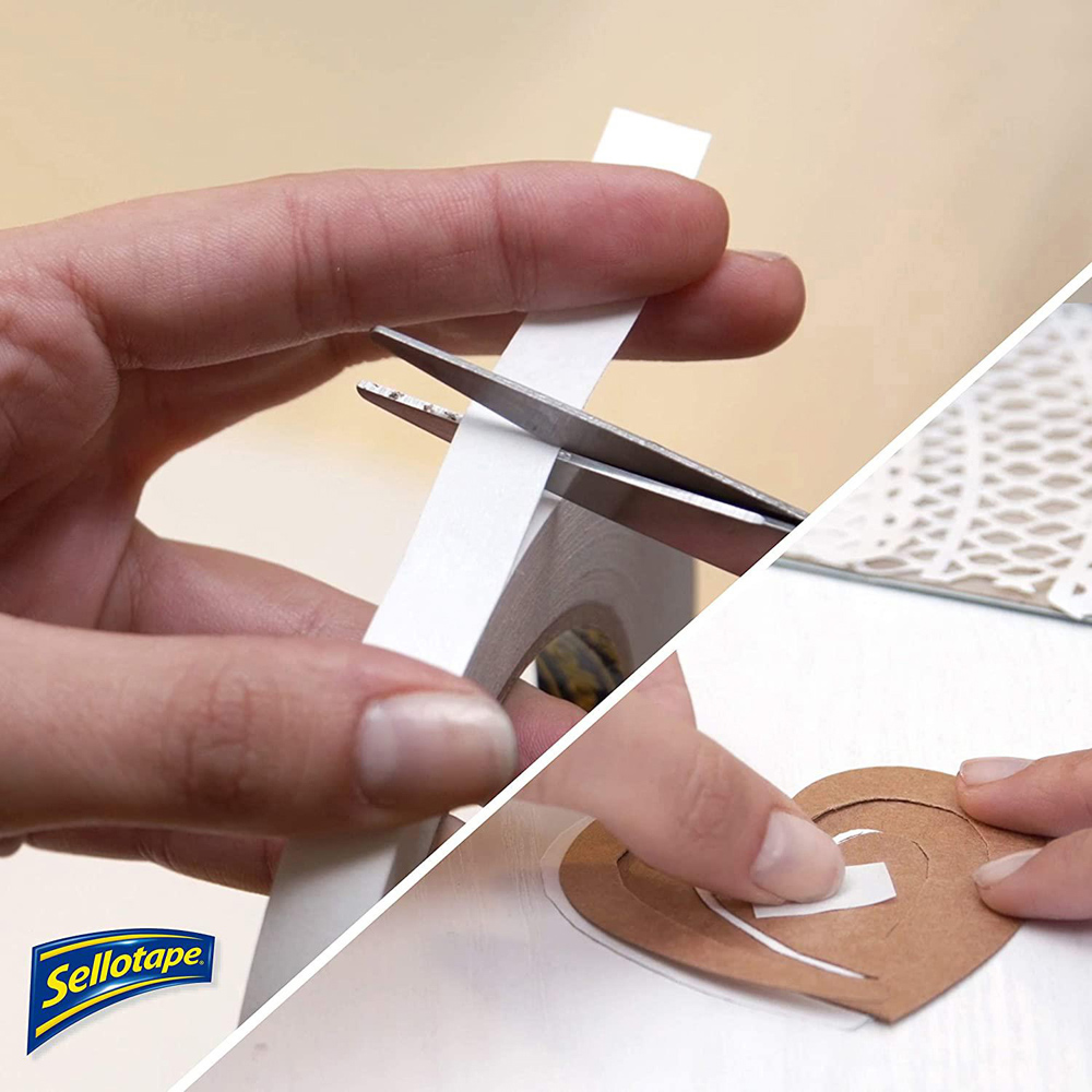 Sellotape Double Sided Easy Peel Tape 8 Pack Image 2