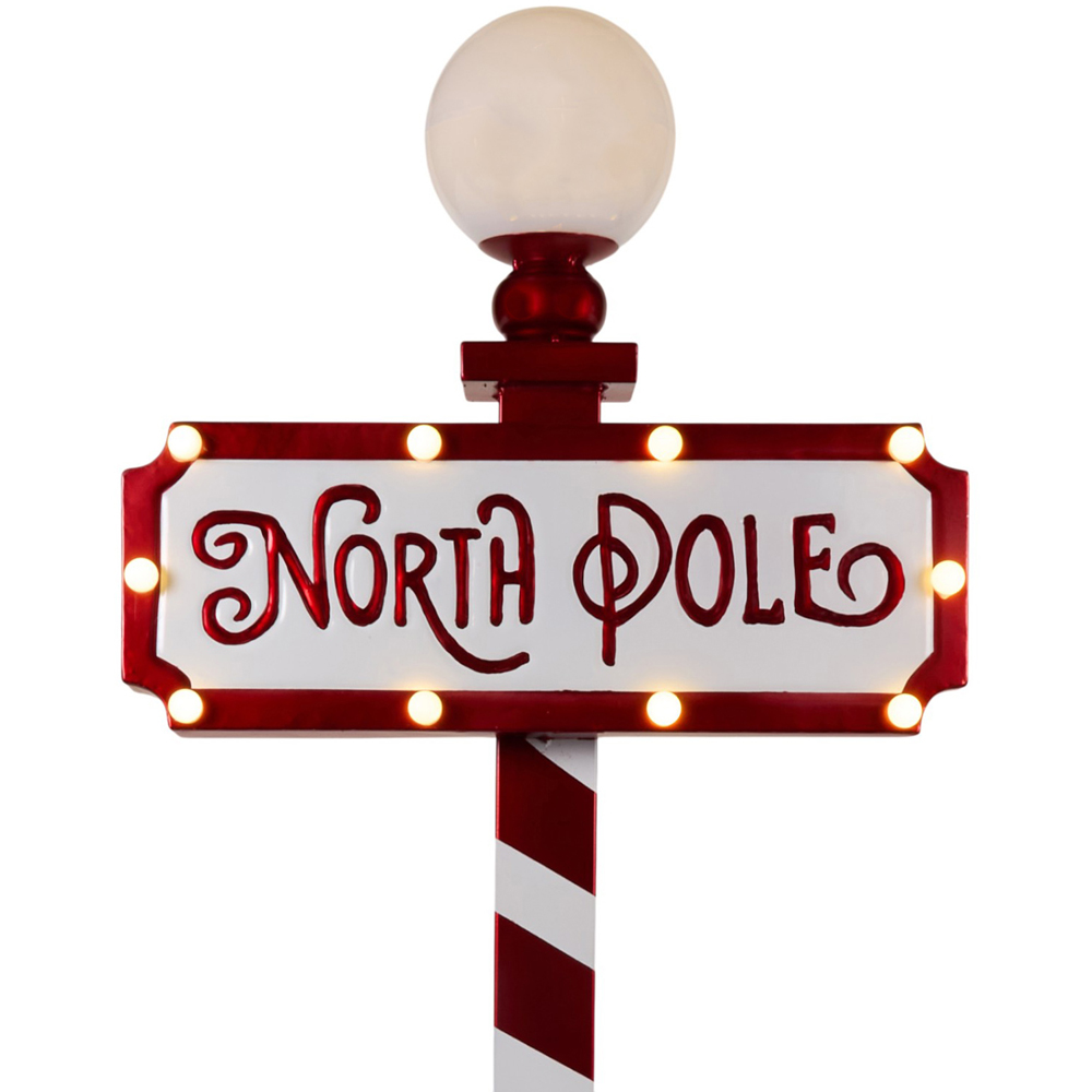 LED Metal North Pole Sign Image 5