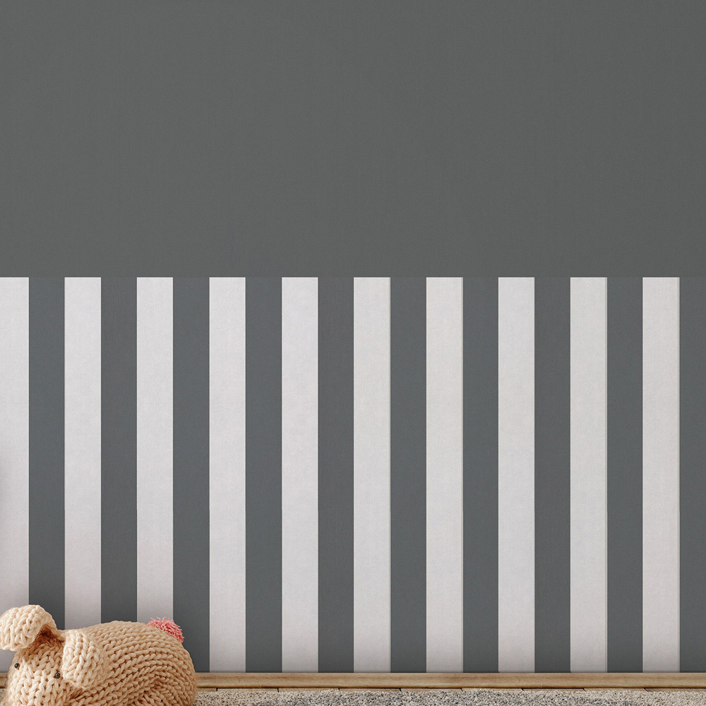 Galerie Industrial Effects White and Anthracite Wallpaper Image 4