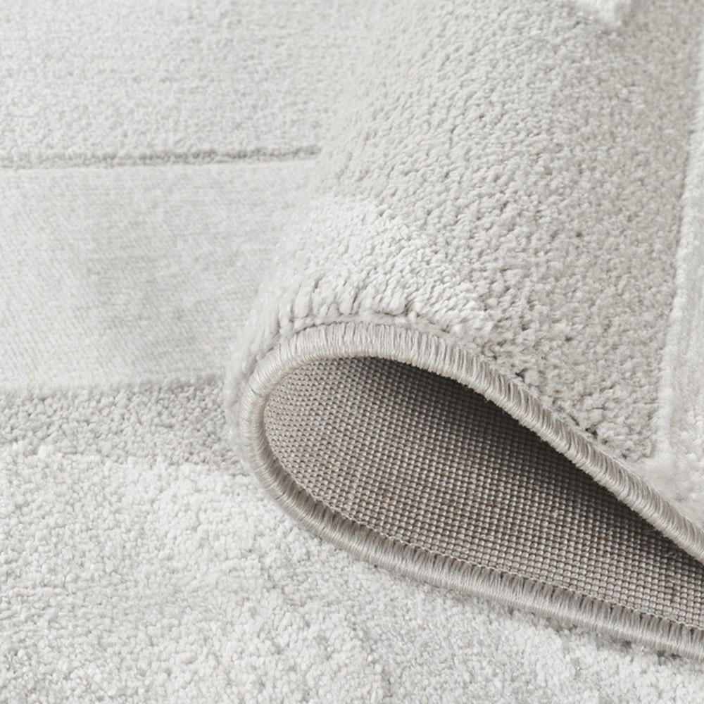 Desire Rugs Hamilton Silver Abstract Motif Rug 160 x 230cm Image 4