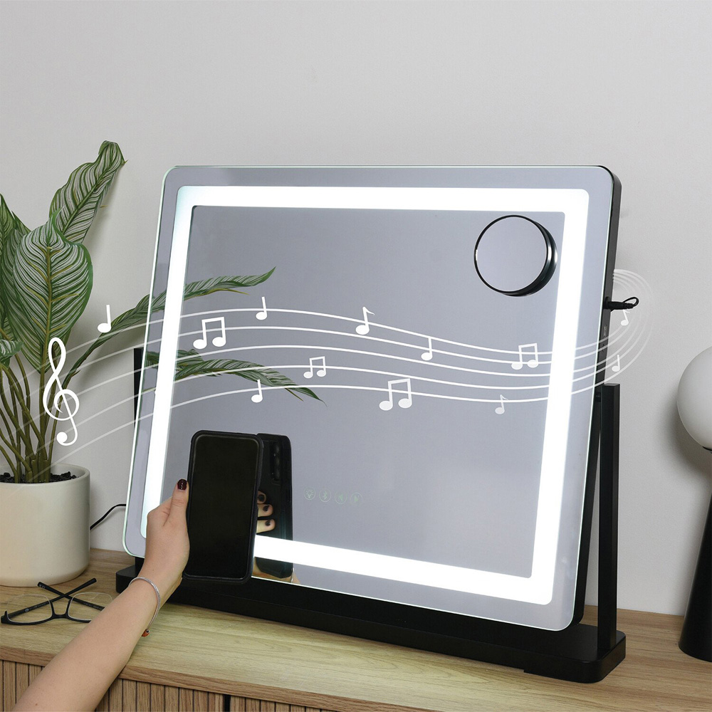 Hollywood Rotating Wireless LED Mirror Image 2