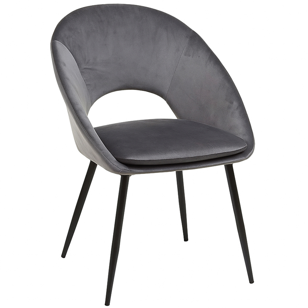 Kosy Koala Maya Bex 4 Seater Round Glass Dining Set Grey Image 2