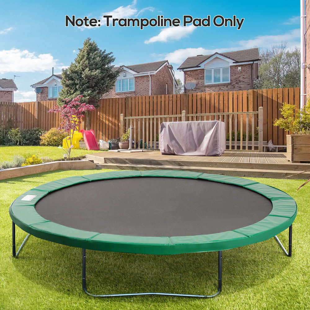 Outsunny 12ft Green Thick Foam Surround Pad Image 2