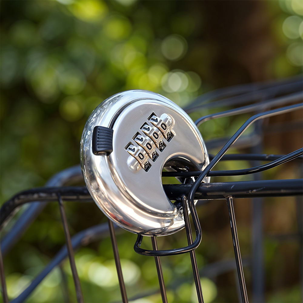 Living and Home 4 Digit Silver Zinc Alloy Combination Padlock Image 7