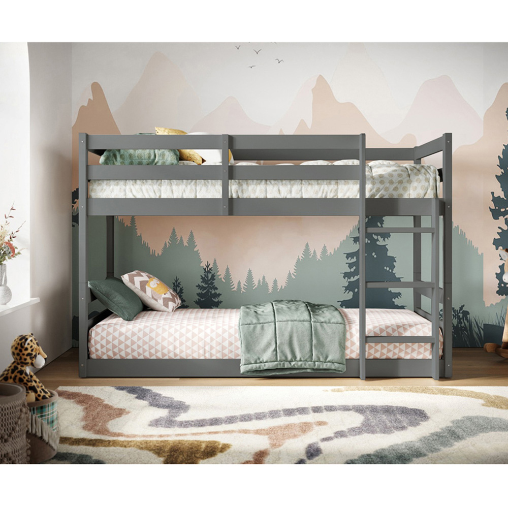 Flair Shasha Grey Low Shorty Wooden Bunk Bed Image 3