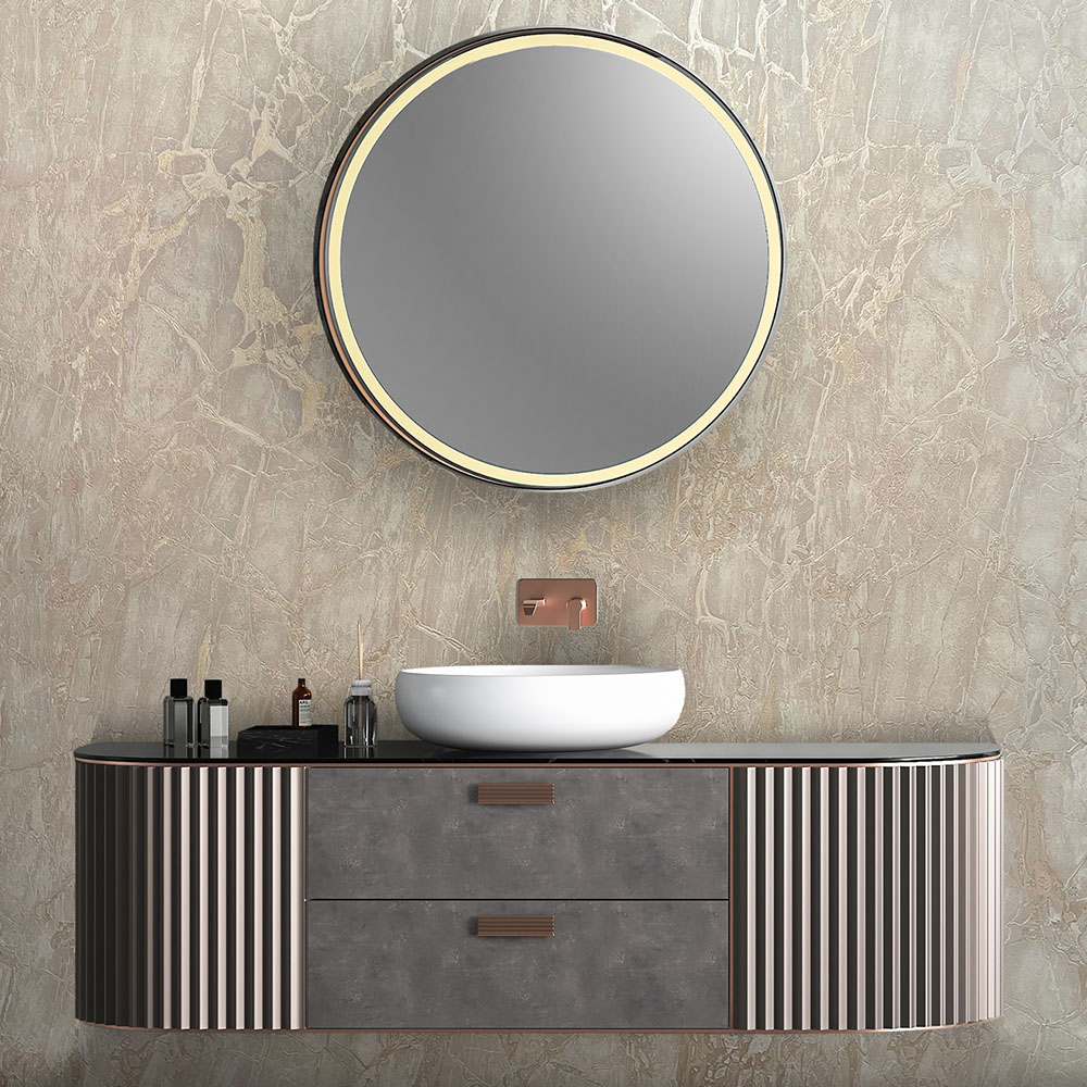 Rasch Enzo Marble Taupe Wallpaper Image 2