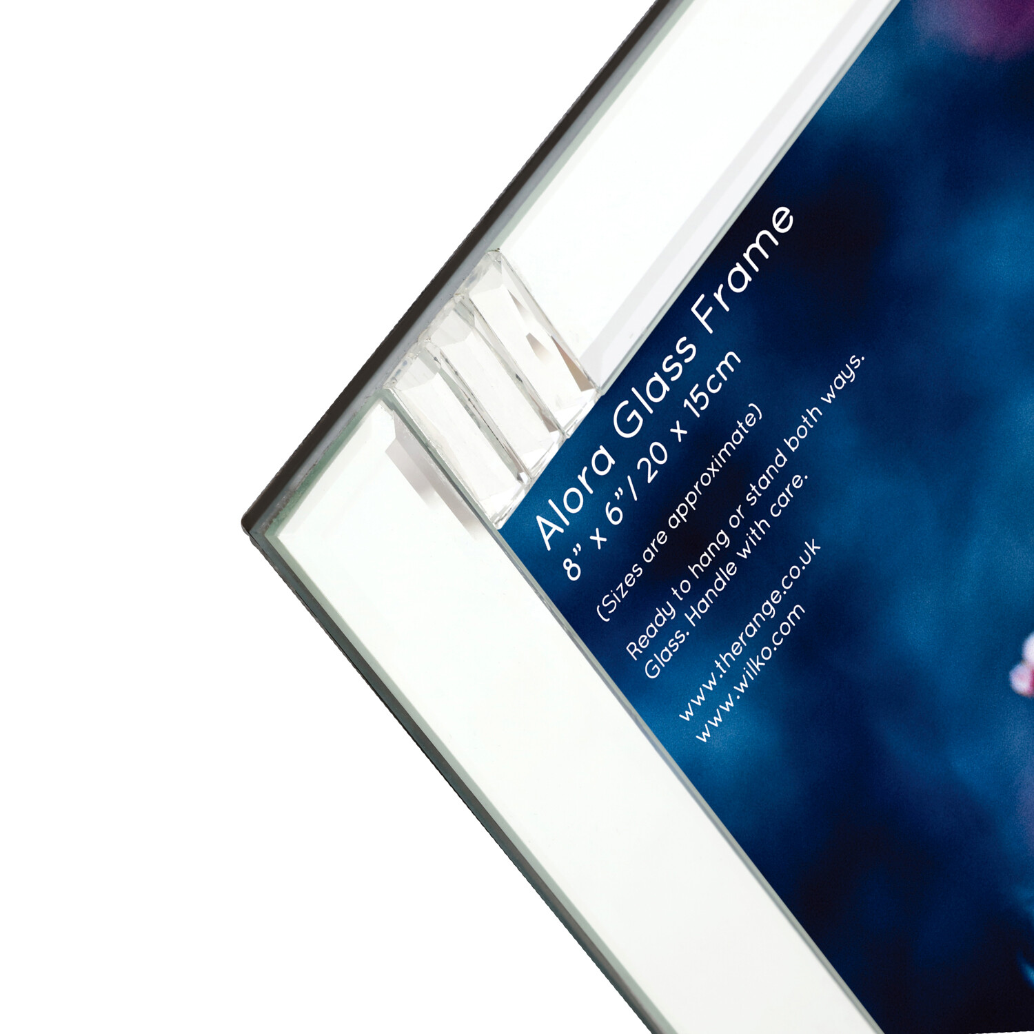 Alora Glass Frame - Silver / 8 x 6 inch Image 3