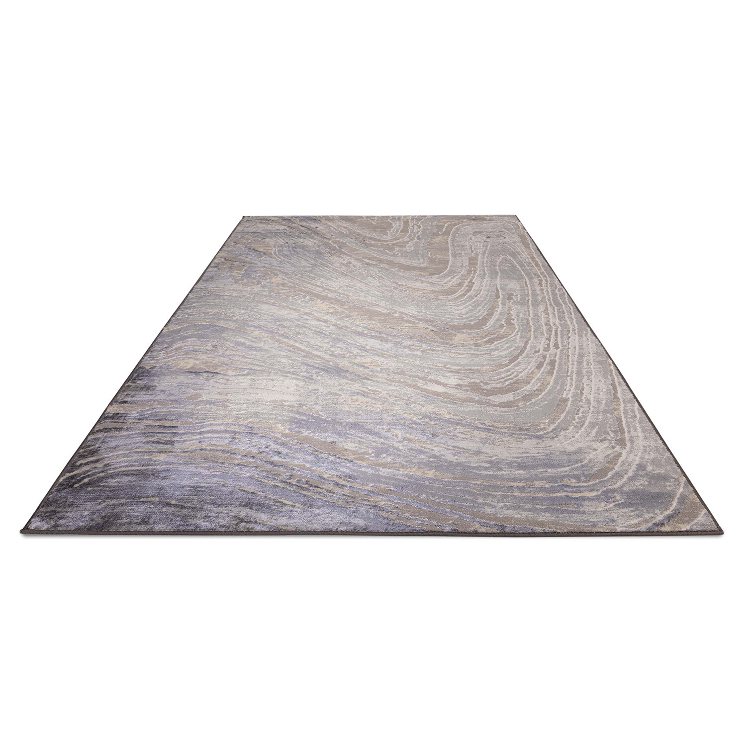 Marble Wave Rug Slate Grey 120cm Image 4