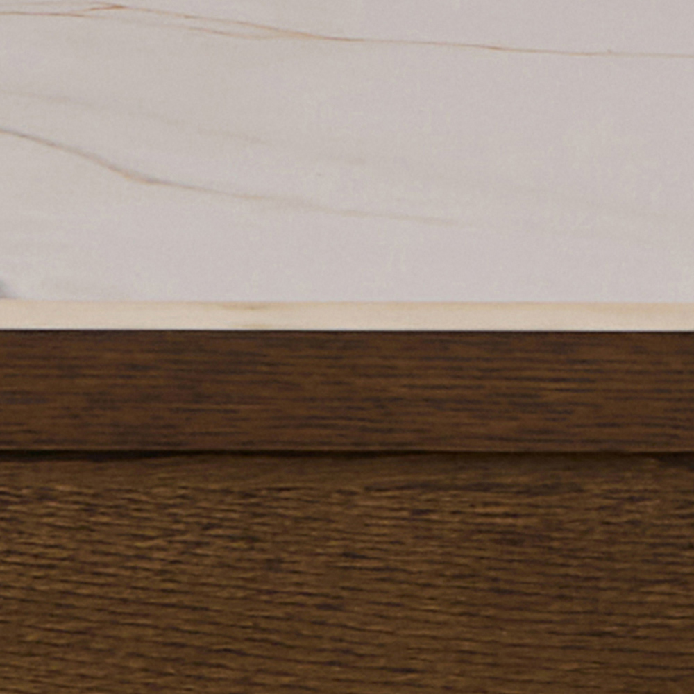 Florence Southampton 6 Seater Cream Ceramic Dining Table Image 7