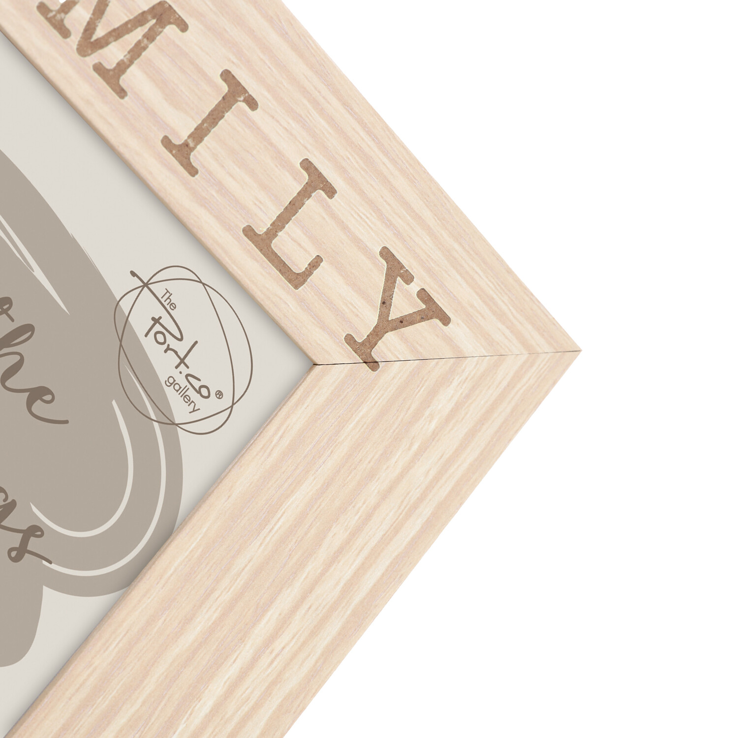 Family Is Everything Frame - Brown Image 2