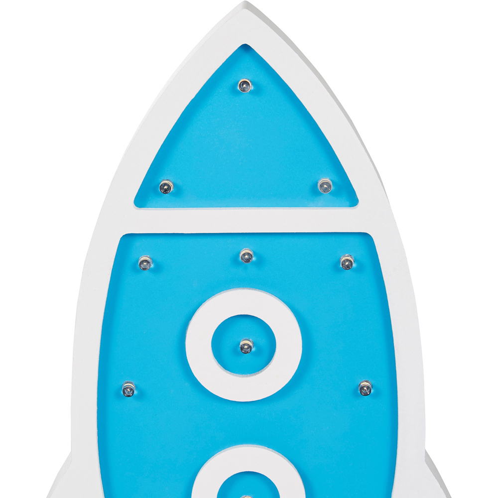 Glow Rocket Blue LED Table Light Image 4