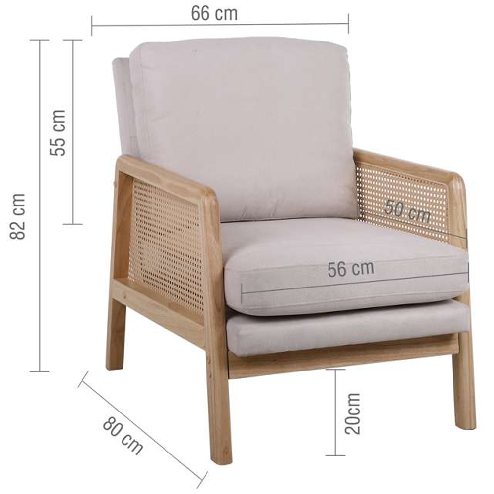 Birlea Ida Rattan Chair Image 9