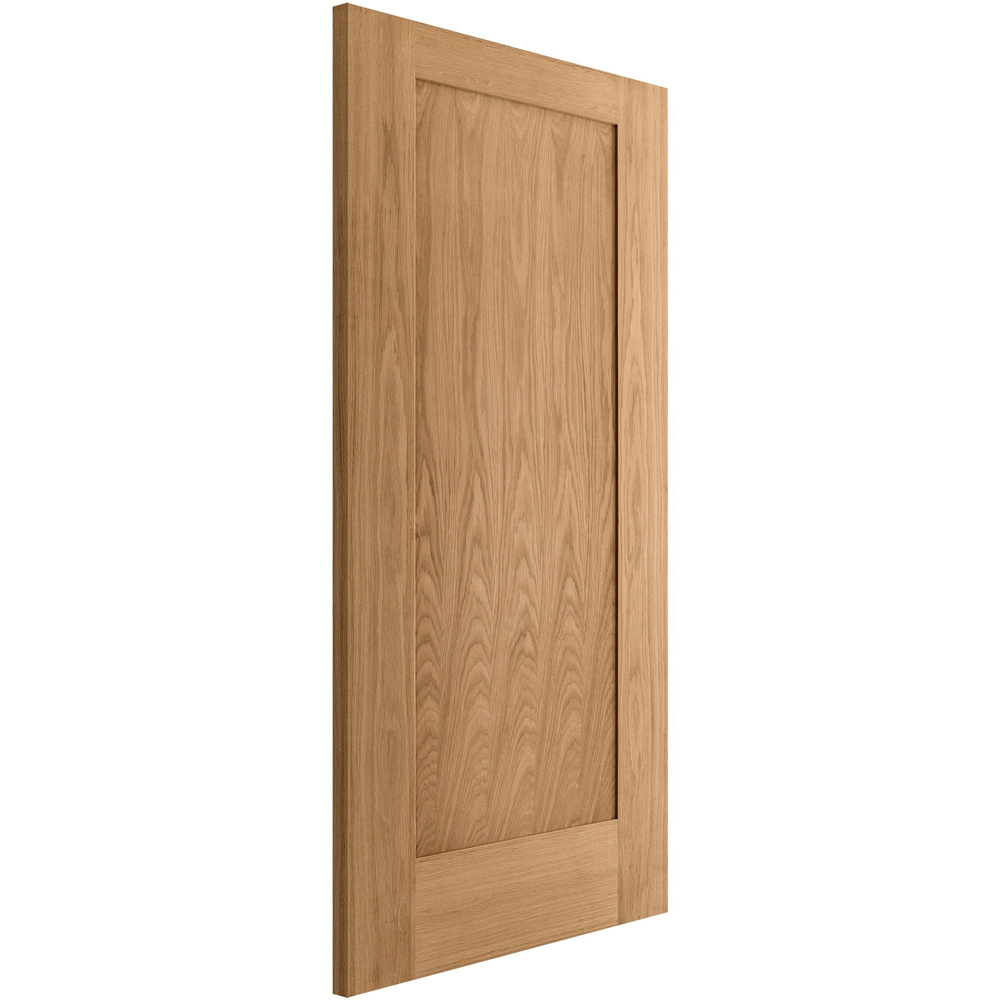 Oak Pattern 10 1 Panel FD30 Internal Fire Door 1981 x 686 x 44mm Image 3