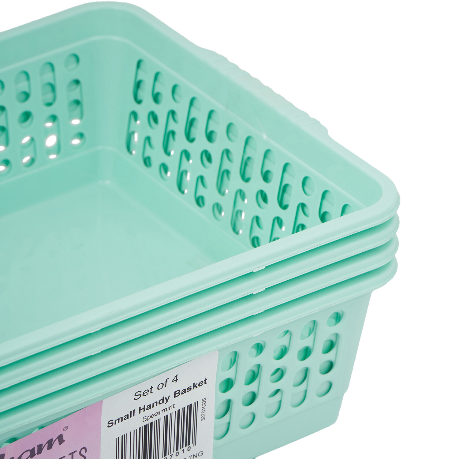 Spearmint Small Handy Baskets 4 Pack Image 2