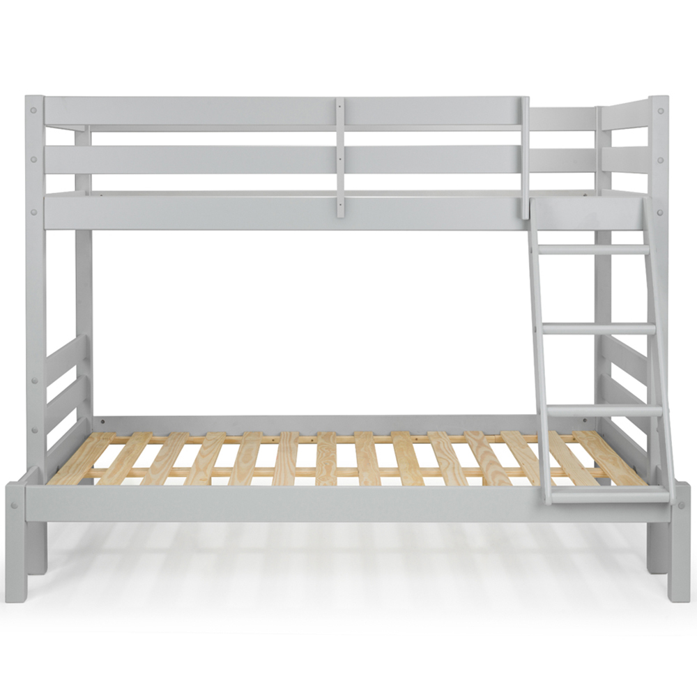 Julian Bowen Merlin Dove Grey Sleeper Bunk Bed Image 4