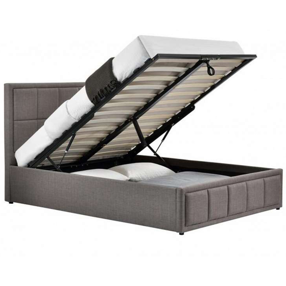 Hannover King Size Steel Ottoman Bed Frame Image 3