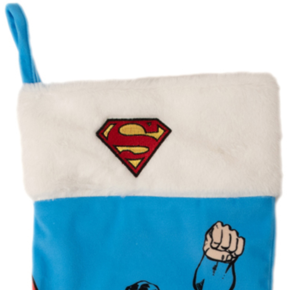 DC Comic Superman Christmas Stocking Image 2