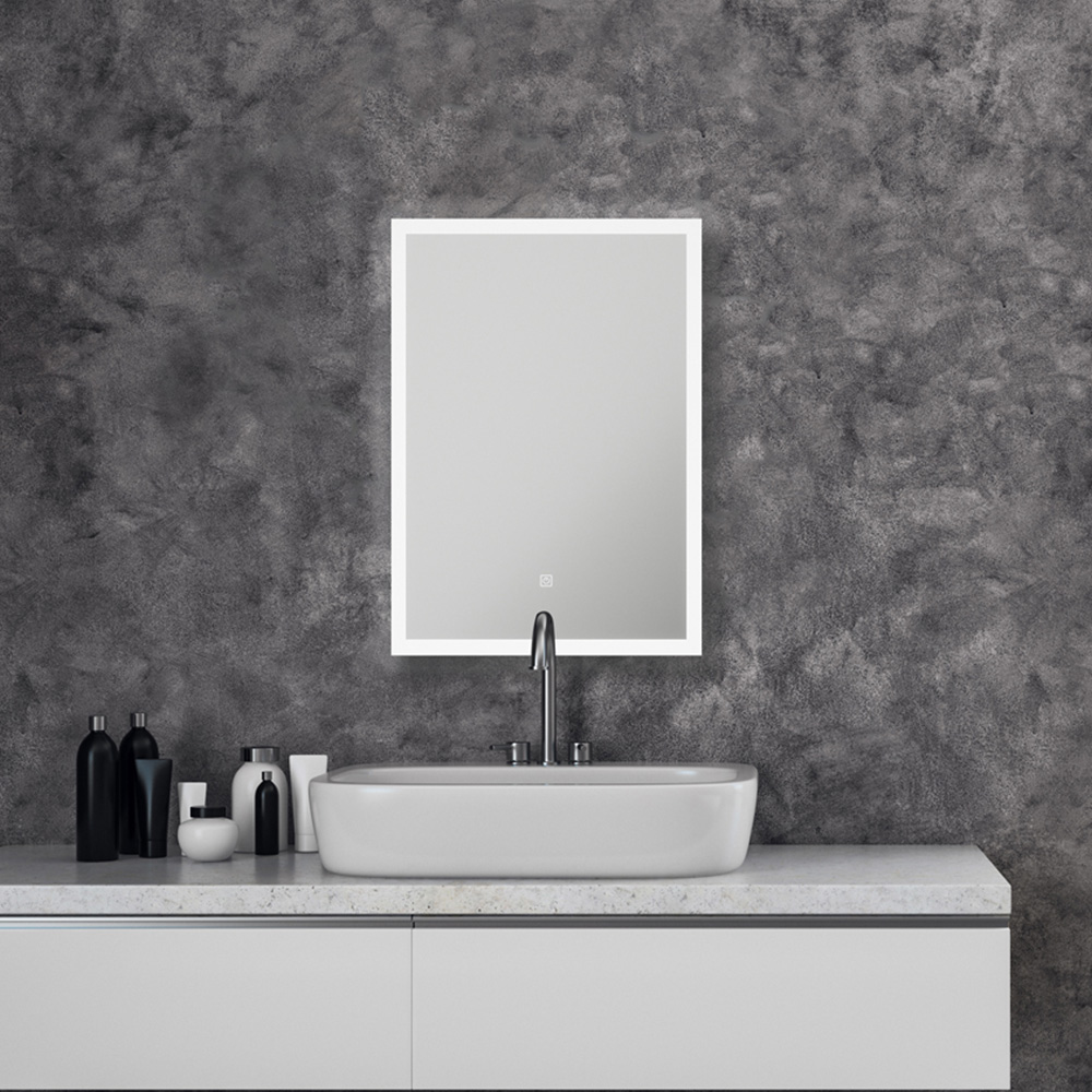Sorrelis Denham LED Mirror with Shaver Socket 70 x 50cm Image 2