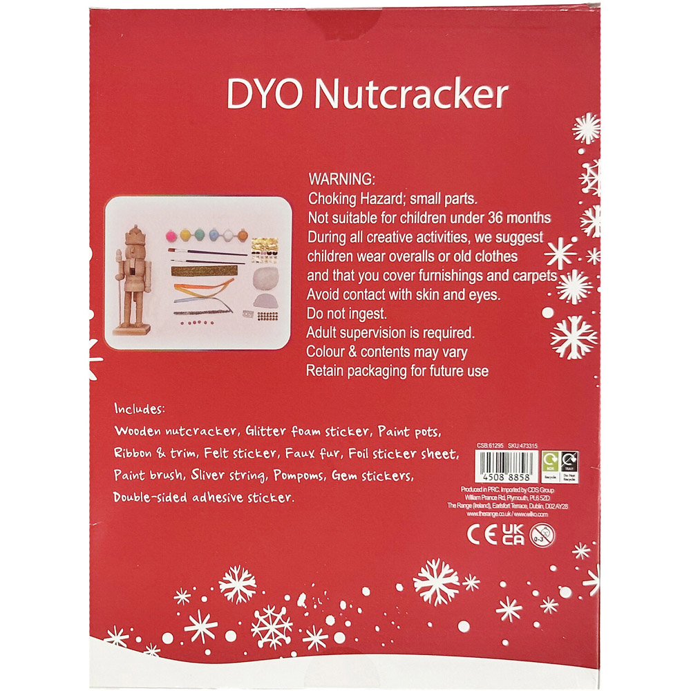 Festive Decorate Your Own Nutcracker Kit Image 6