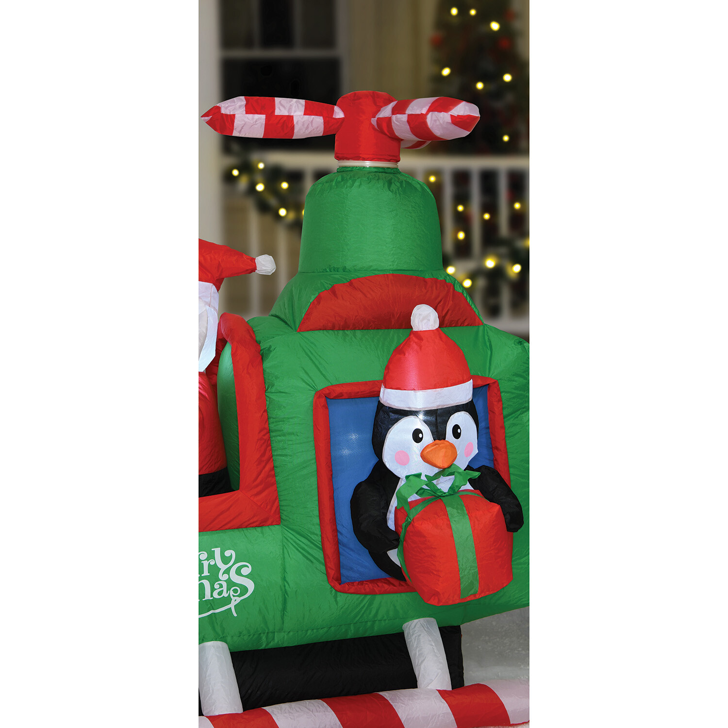 Santa Helicopter Inflatable Image 4