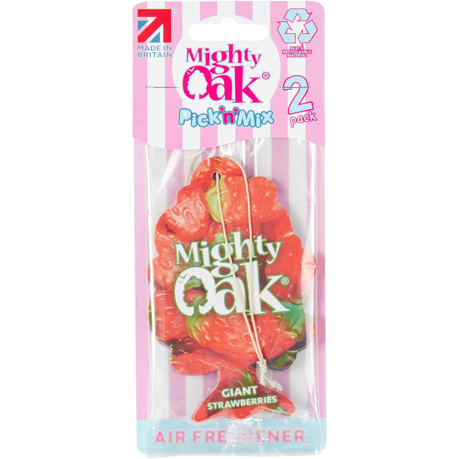 Mighty Oak Pick n Mix Air Freshener - Giant Strawberries Image 1