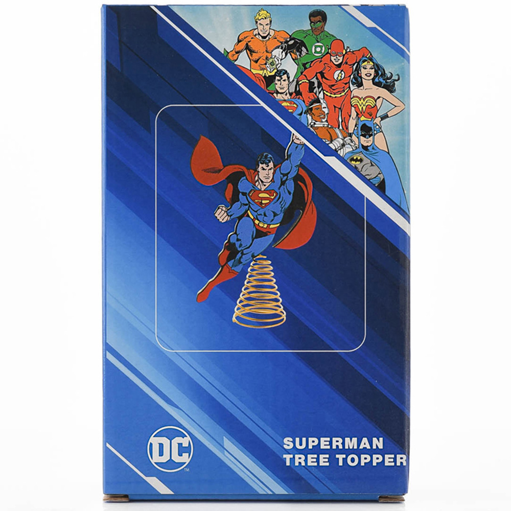 DC Comic Superman Christmas Tree Topper Image 3