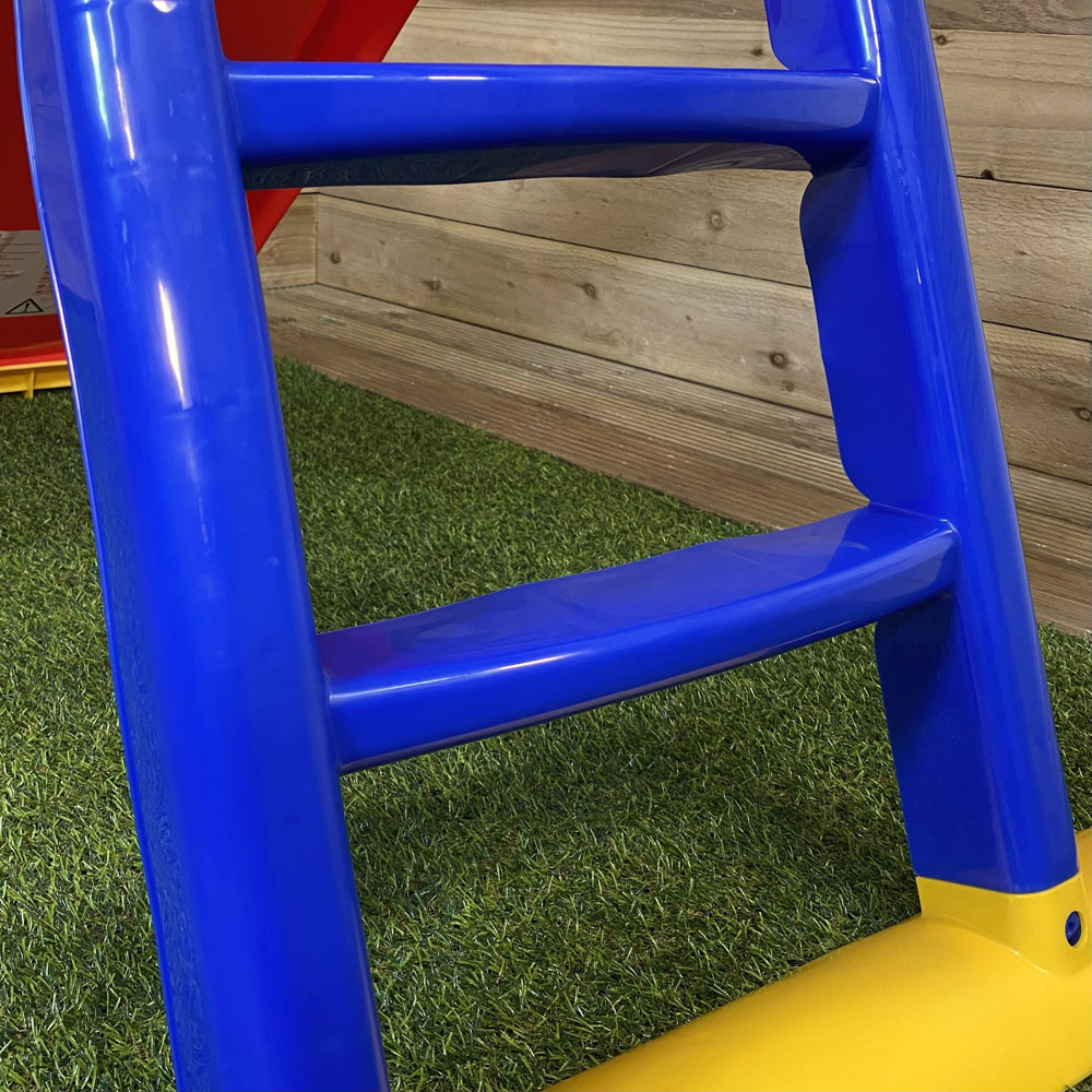 Samuel Alexander Kids 31 inch Freestanding Plastic Slide with Ladder Image 7