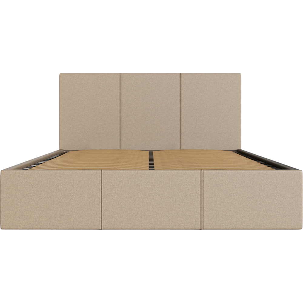 GFW Small Double Natural Fabric Ottoman Bed Image 7