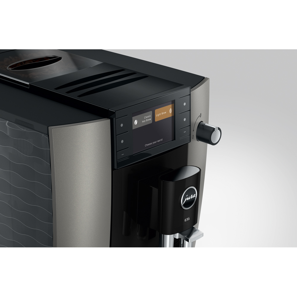 Jura E6 15854 Dark Inox Bean-to-Cup Coffee Machine Image 4