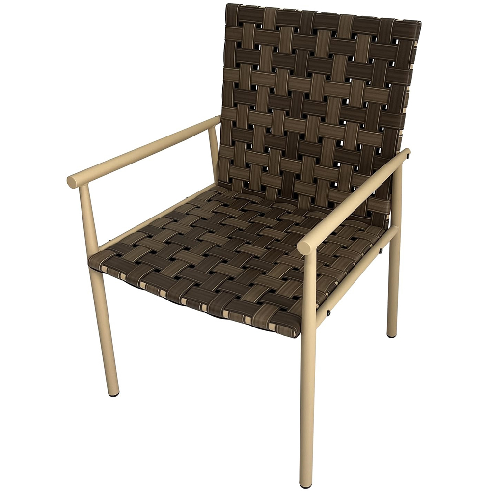Furniture One 2 Seater Leather Effect Rattan Garden Lounge Set Image 3