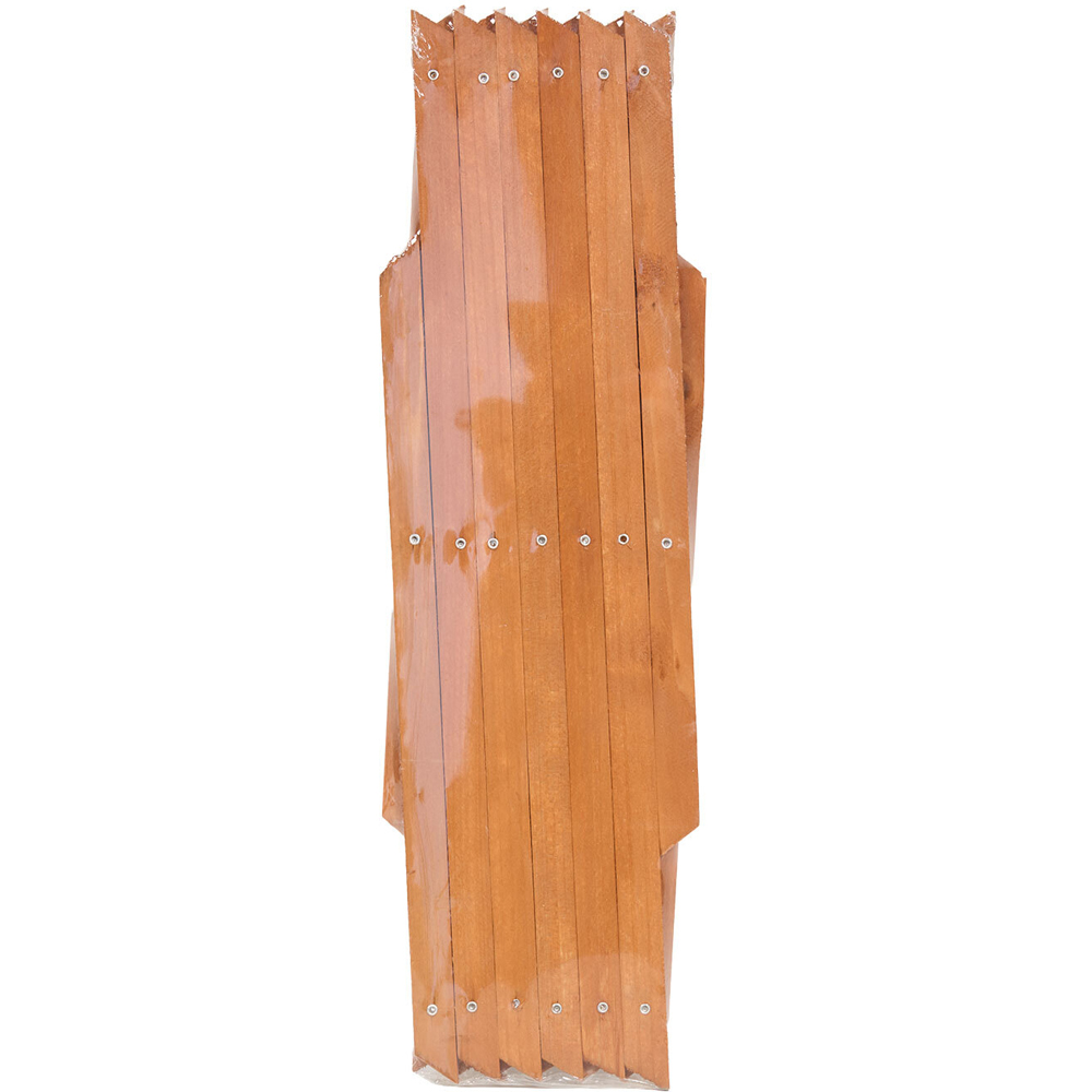 Expanding Wooden Garden Trellis Tan 180 x 30cm Image 2