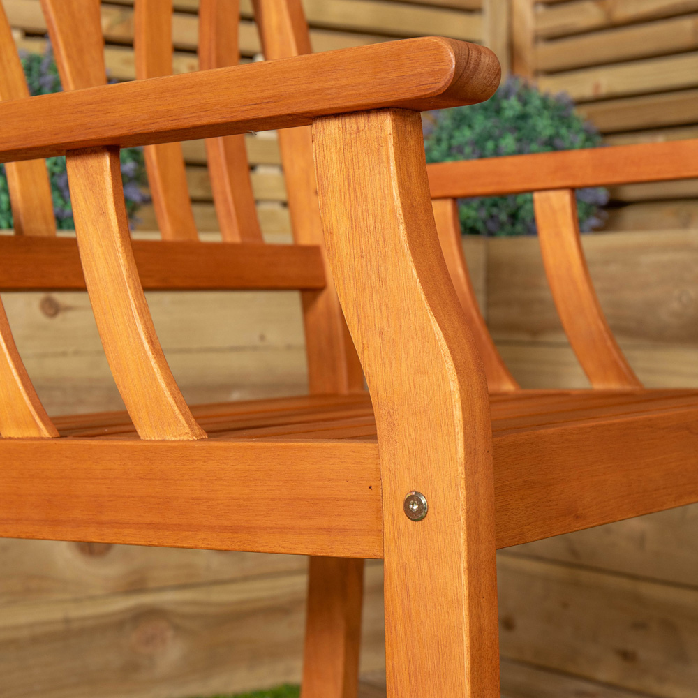 Samuel Alexander Kapalua Wooden Slatted Outdoor Dining Chair Image 6