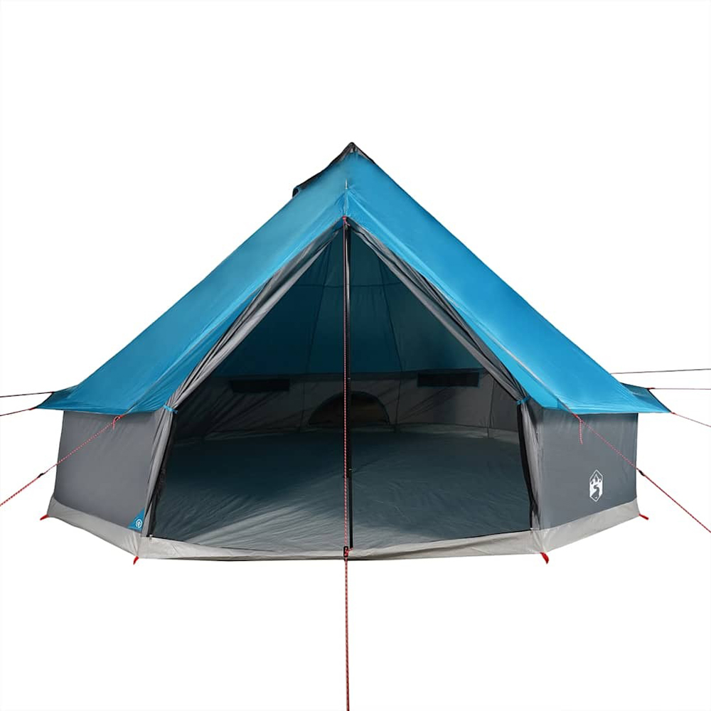 Walplus 6 Person Waterproof Tipi Family Tent Blue Image 3